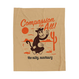 Limited Edition Artist Collab- Compassion for all- Blanket