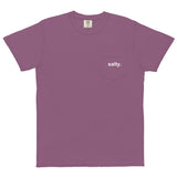 salty. coastline pocket tee