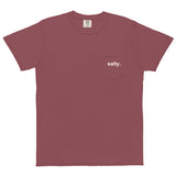 salty. coastline pocket tee