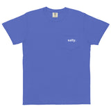salty. coastline pocket tee
