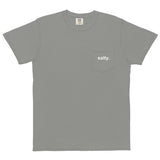salty. coastline pocket tee