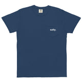 salty. coastline pocket tee