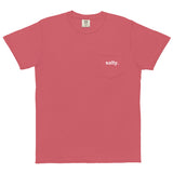salty. coastline pocket tee