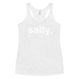 salty. racer back tank