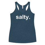 salty. racer back tank