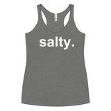 salty. racer back tank