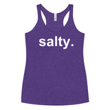 salty. racer back tank