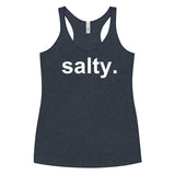 salty. racer back tank