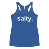 salty. racer back tank