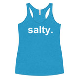 salty. racer back tank