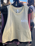 mini salty. crop tank