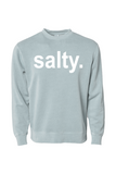 salty. pigment crewneck