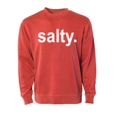 salty. pigment crewneck