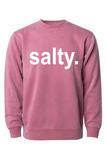 salty. pigment crewneck