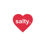 valentine salty. sticker