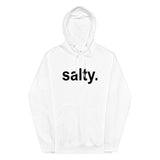 salty. black print unisex midweight hoodie