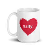 love salty. mug