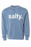 salty. pigment crewneck